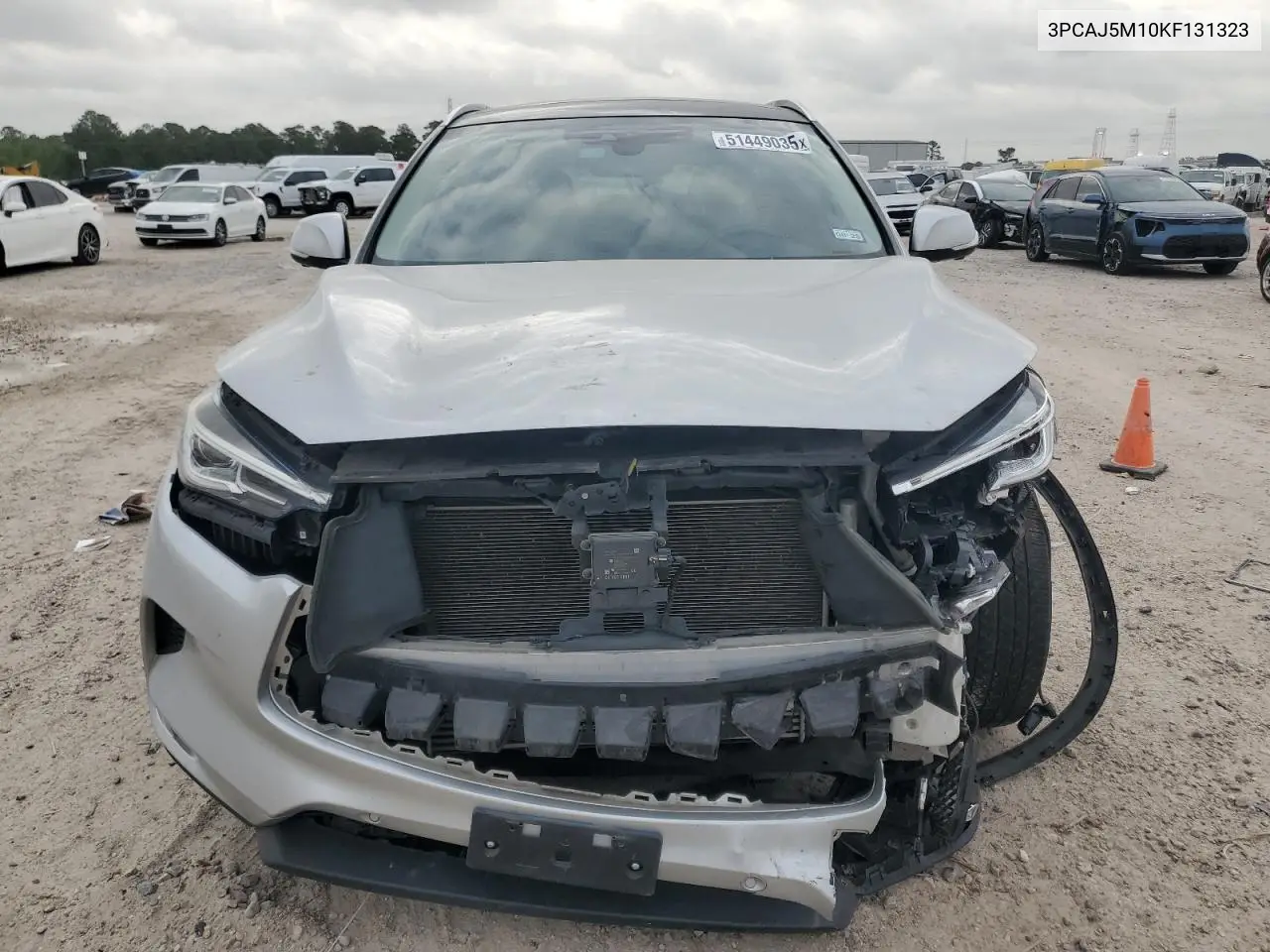 2019 Infiniti Qx50 Essential VIN: 3PCAJ5M10KF131323 Lot: 51449035