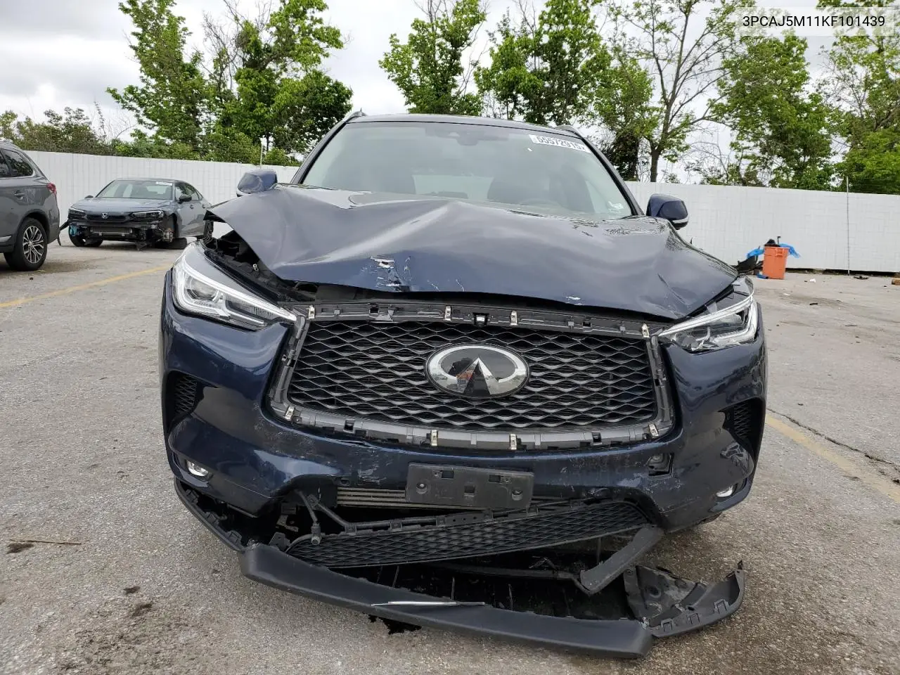 2019 Infiniti Qx50 Essential VIN: 3PCAJ5M11KF101439 Lot: 55572915