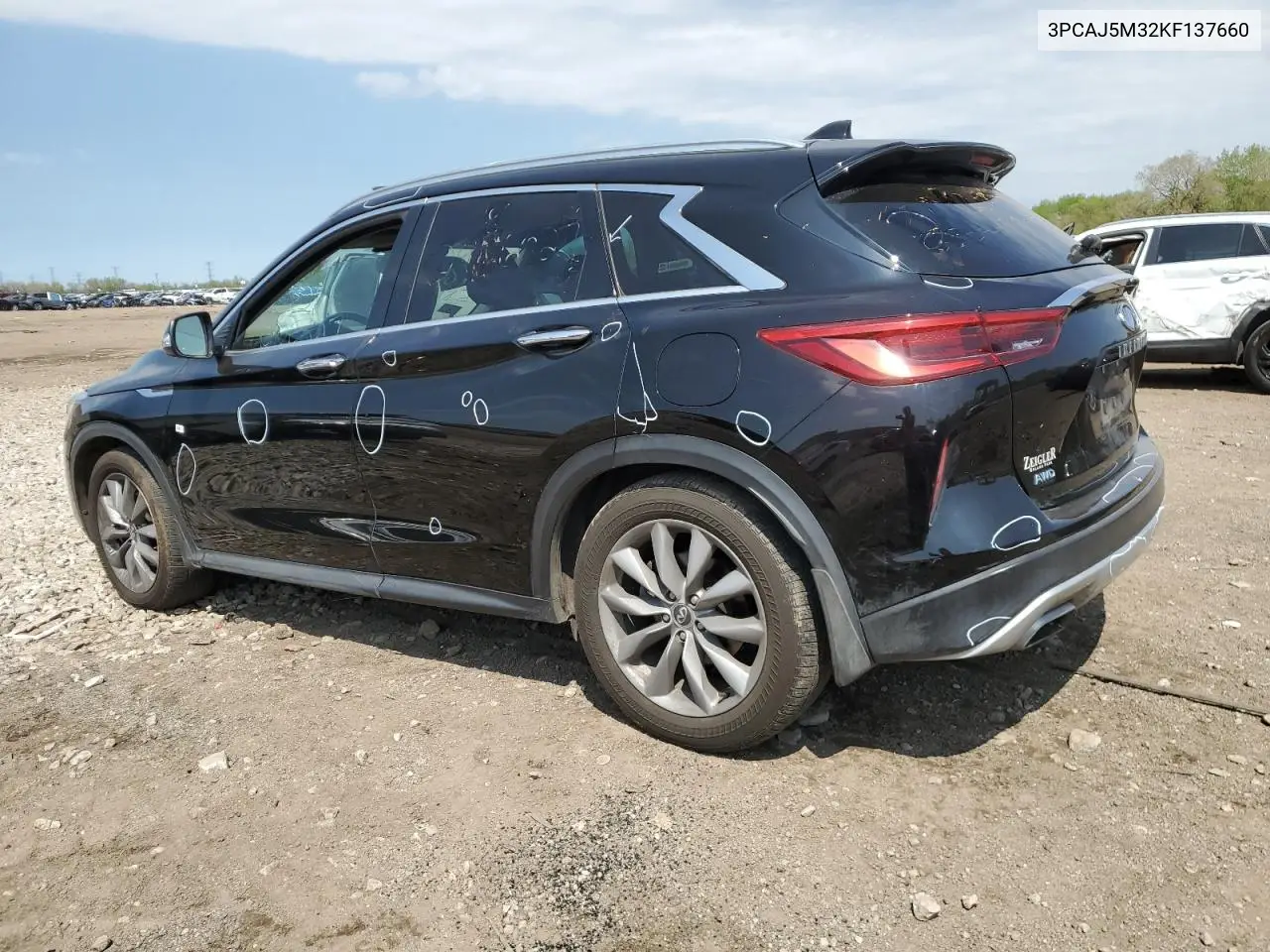 2019 Infiniti Qx50 Essential VIN: 3PCAJ5M32KF137660 Lot: 55797985