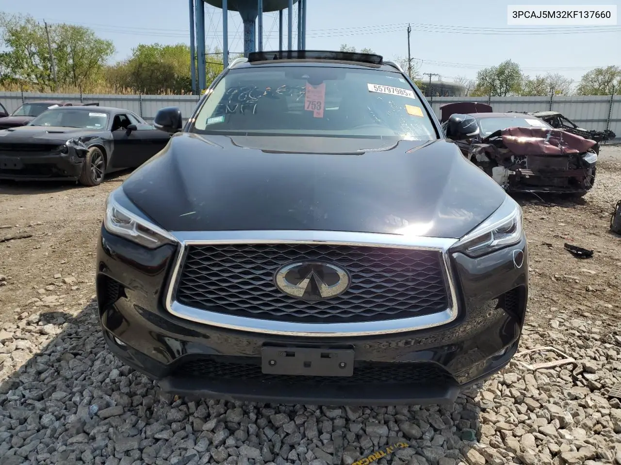 2019 Infiniti Qx50 Essential VIN: 3PCAJ5M32KF137660 Lot: 55797985