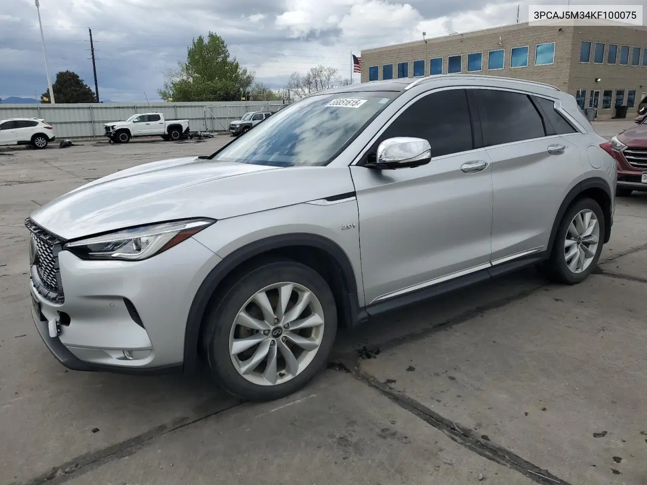 2019 Infiniti Qx50 Essential VIN: 3PCAJ5M34KF100075 Lot: 55851615