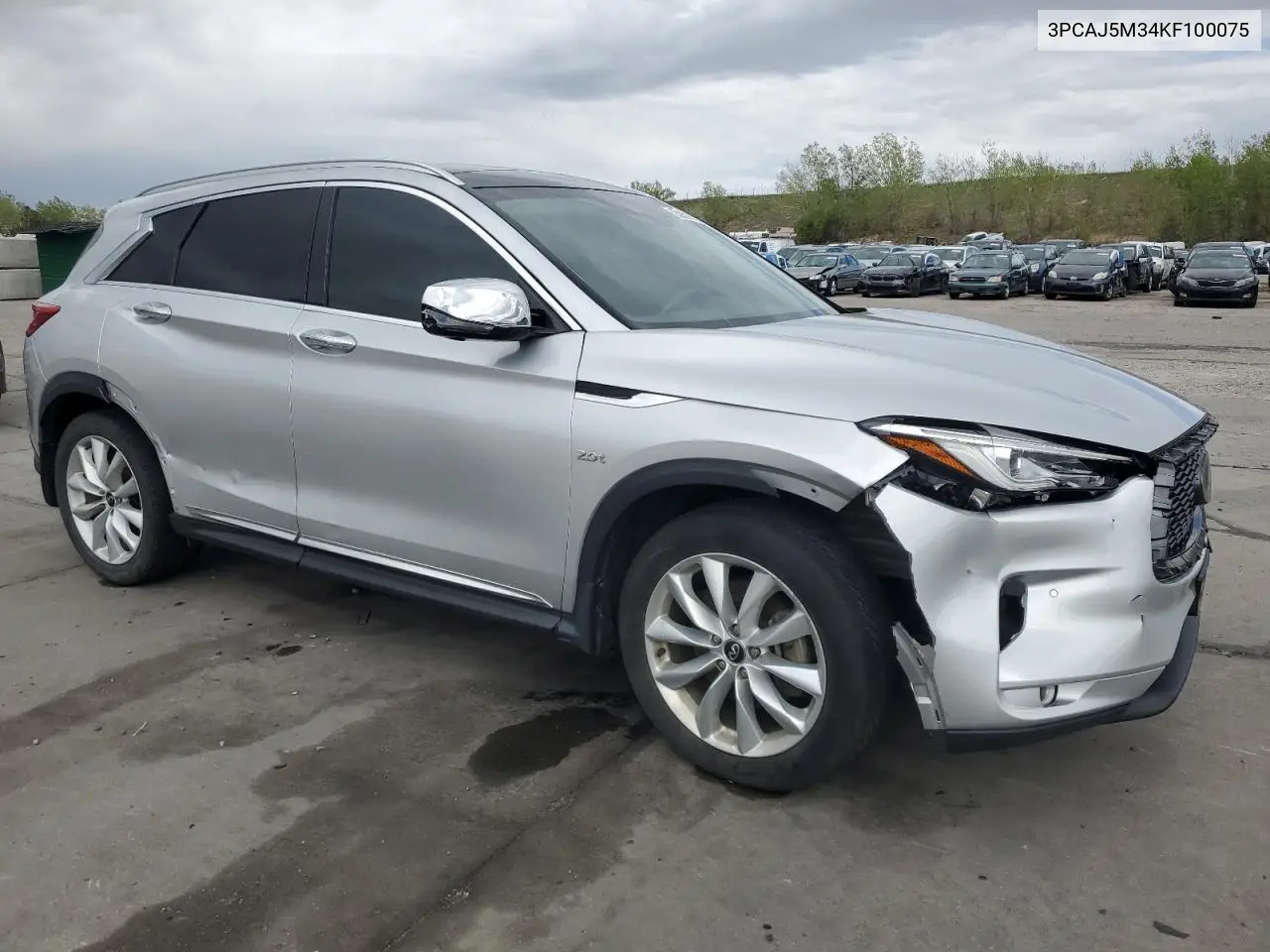 2019 Infiniti Qx50 Essential VIN: 3PCAJ5M34KF100075 Lot: 55851615