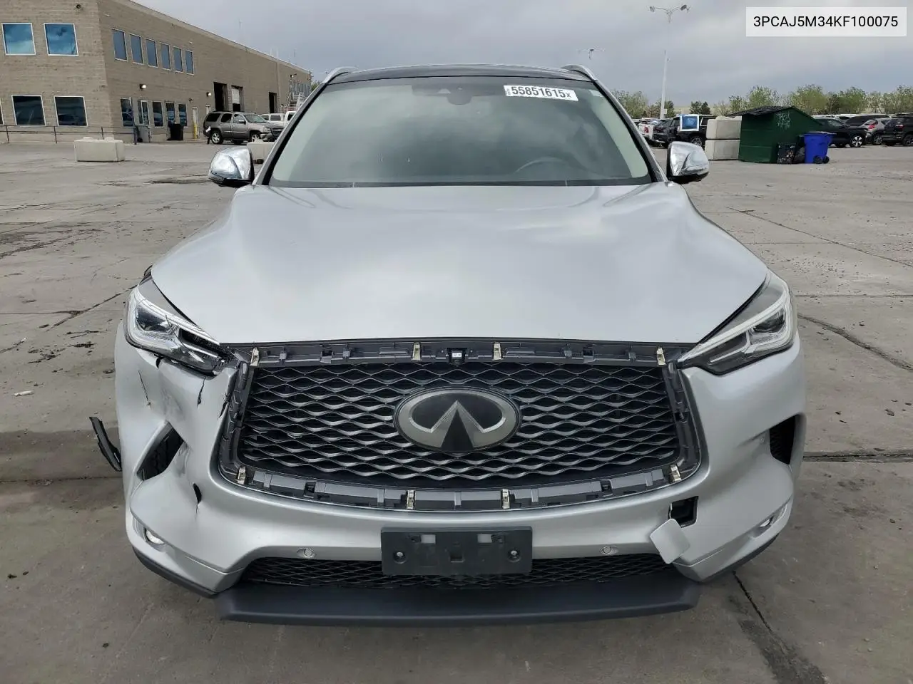2019 Infiniti Qx50 Essential VIN: 3PCAJ5M34KF100075 Lot: 55851615