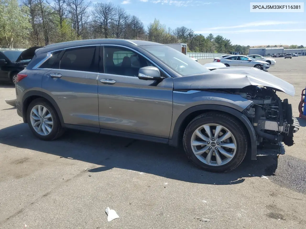 2019 Infiniti Qx50 Essential VIN: 3PCAJ5M33KF116381 Lot: 56003005