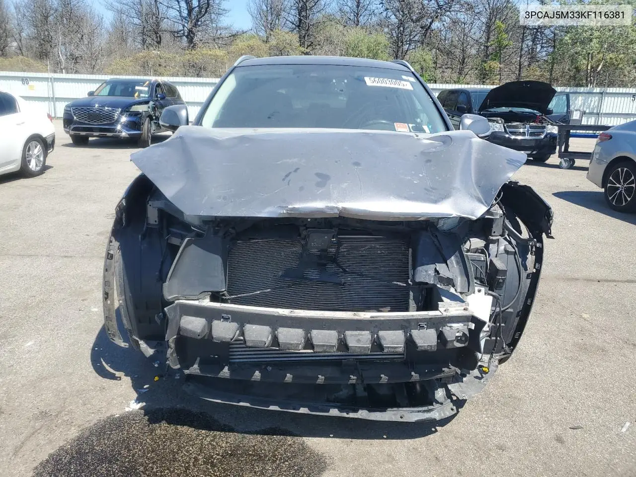 2019 Infiniti Qx50 Essential VIN: 3PCAJ5M33KF116381 Lot: 56003005