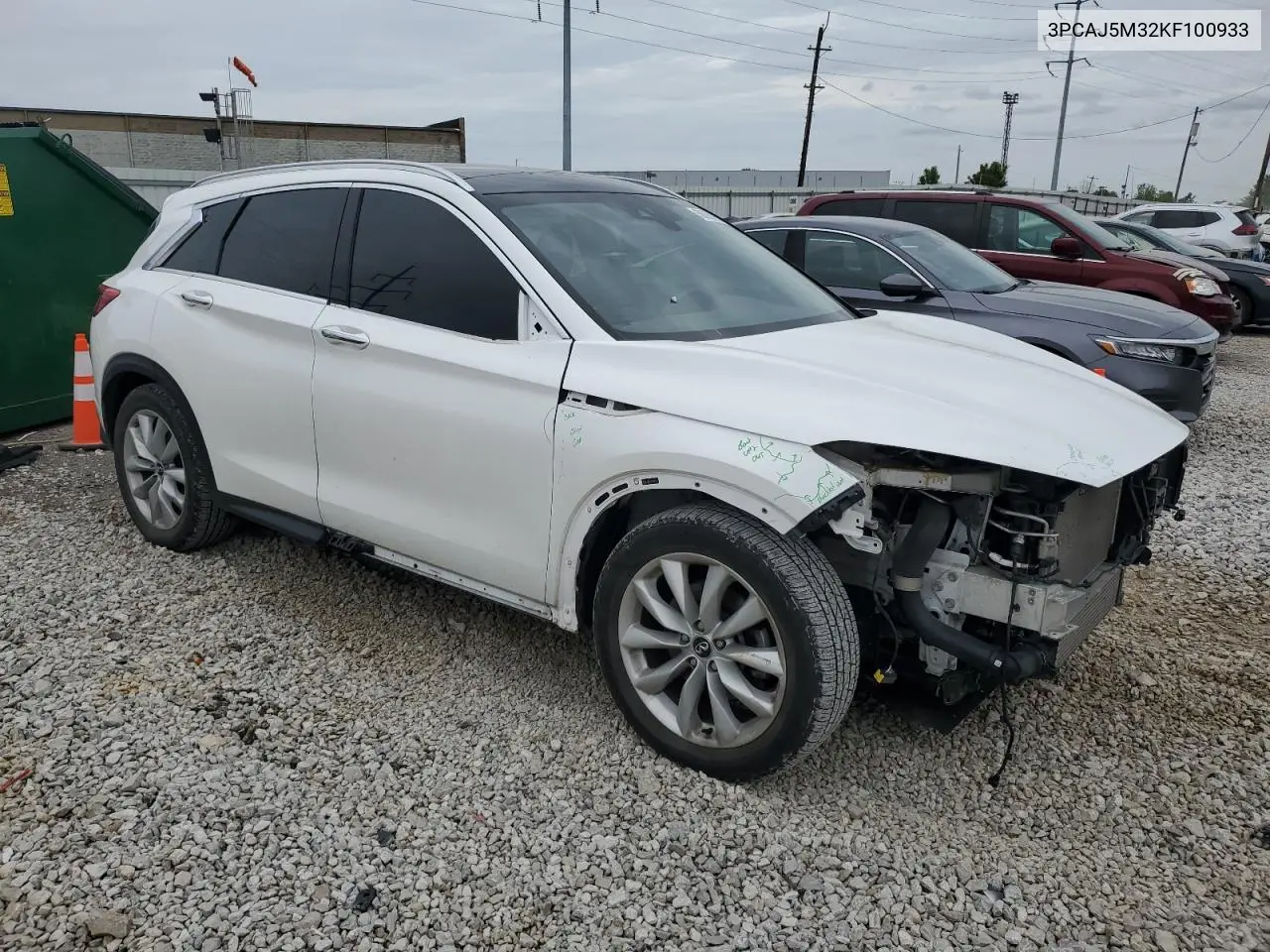 2019 Infiniti Qx50 Essential VIN: 3PCAJ5M32KF100933 Lot: 56589865