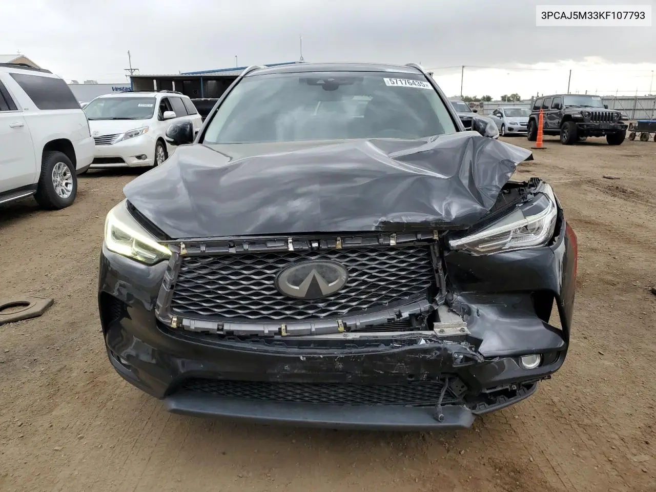 2019 Infiniti Qx50 Essential VIN: 3PCAJ5M33KF107793 Lot: 57176435
