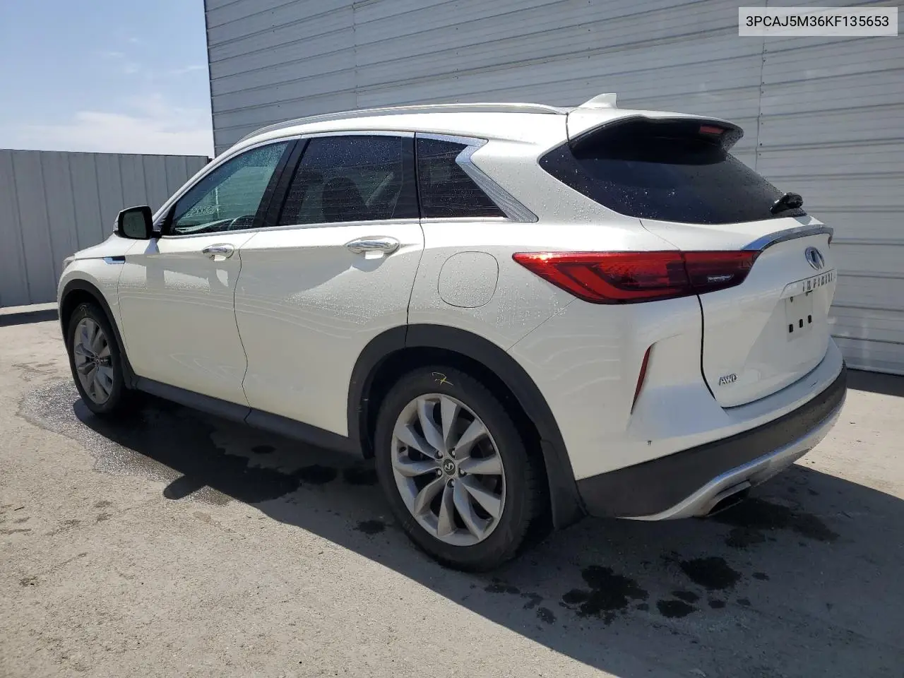 2019 Infiniti Qx50 Essential VIN: 3PCAJ5M36KF135653 Lot: 58229595