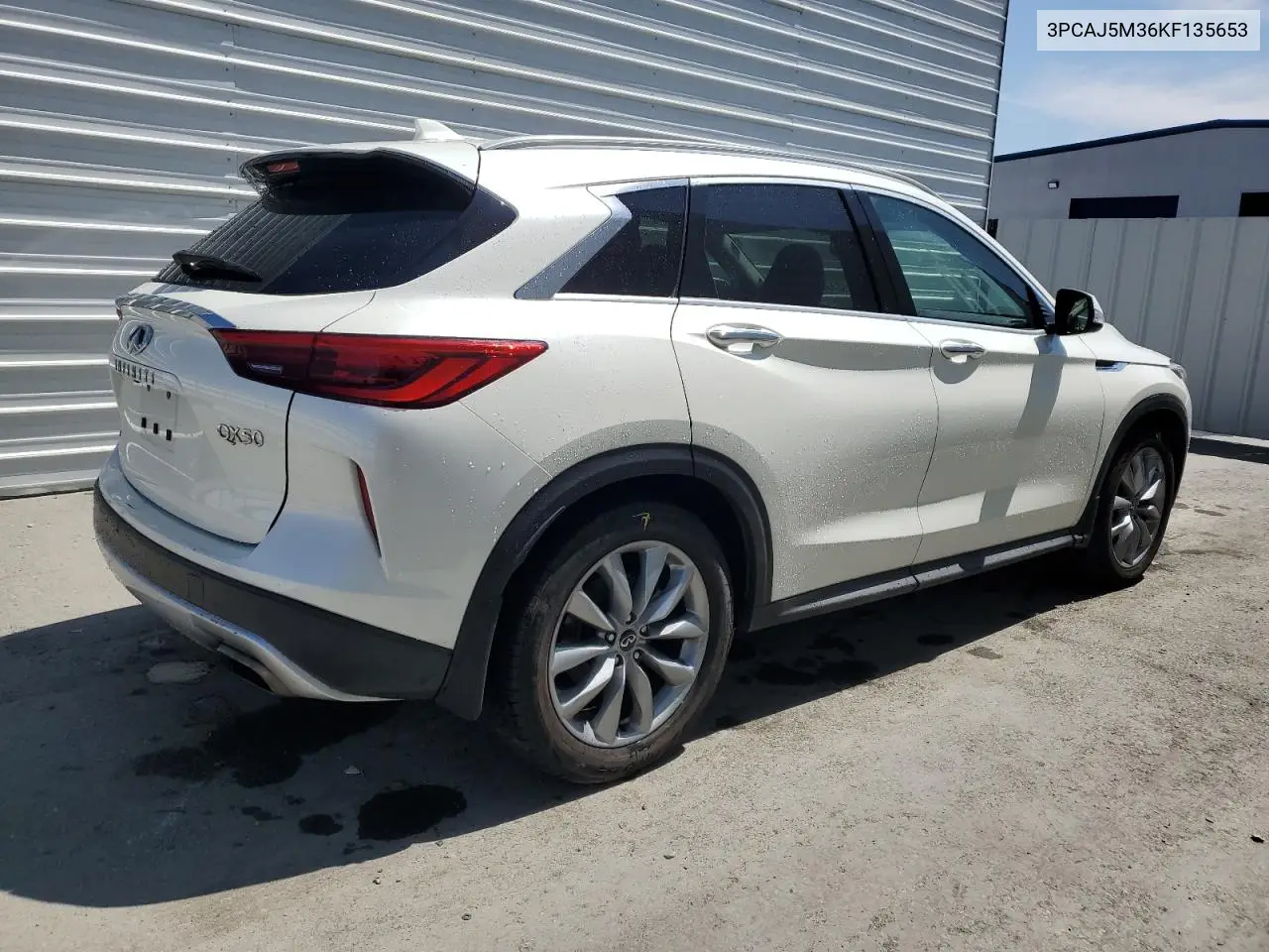 2019 Infiniti Qx50 Essential VIN: 3PCAJ5M36KF135653 Lot: 58229595