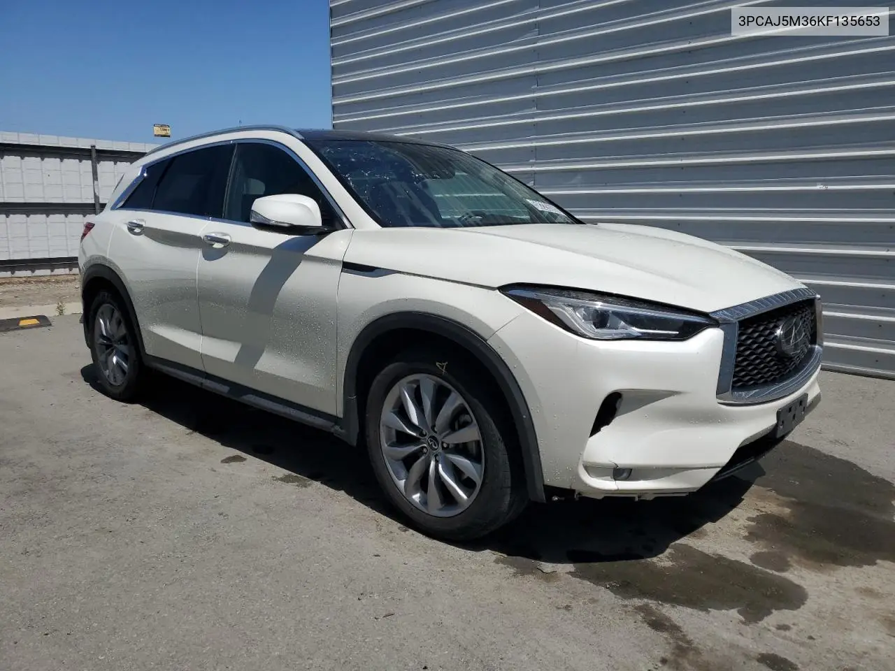 2019 Infiniti Qx50 Essential VIN: 3PCAJ5M36KF135653 Lot: 58229595