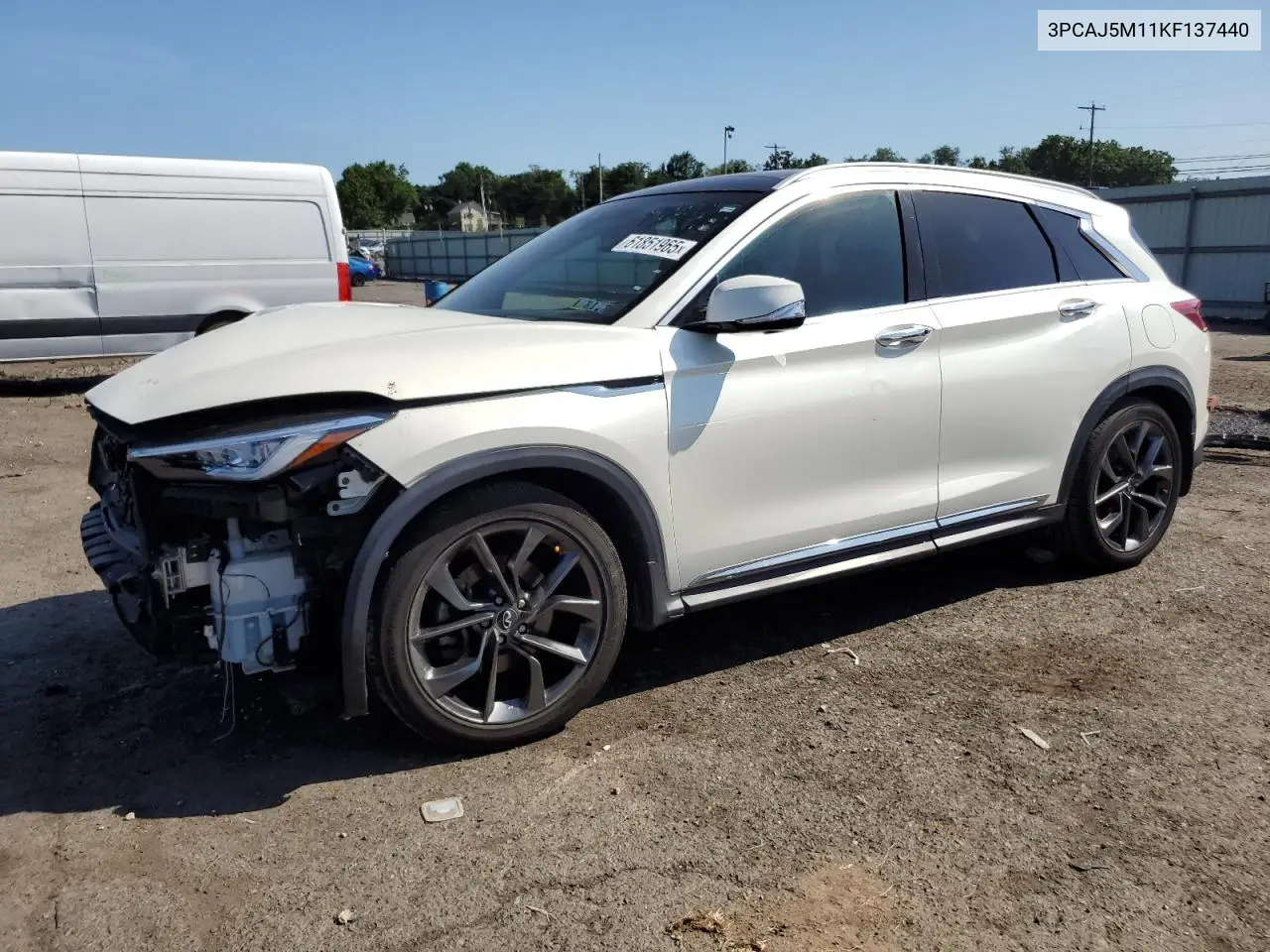2019 Infiniti Qx50 Essential VIN: 3PCAJ5M11KF137440 Lot: 61851965