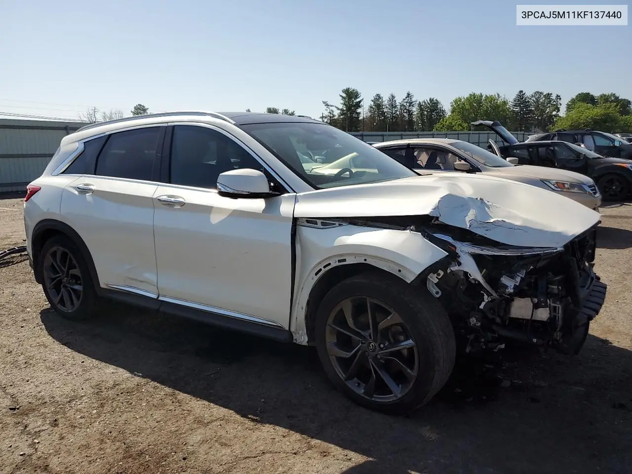 2019 Infiniti Qx50 Essential VIN: 3PCAJ5M11KF137440 Lot: 61851965