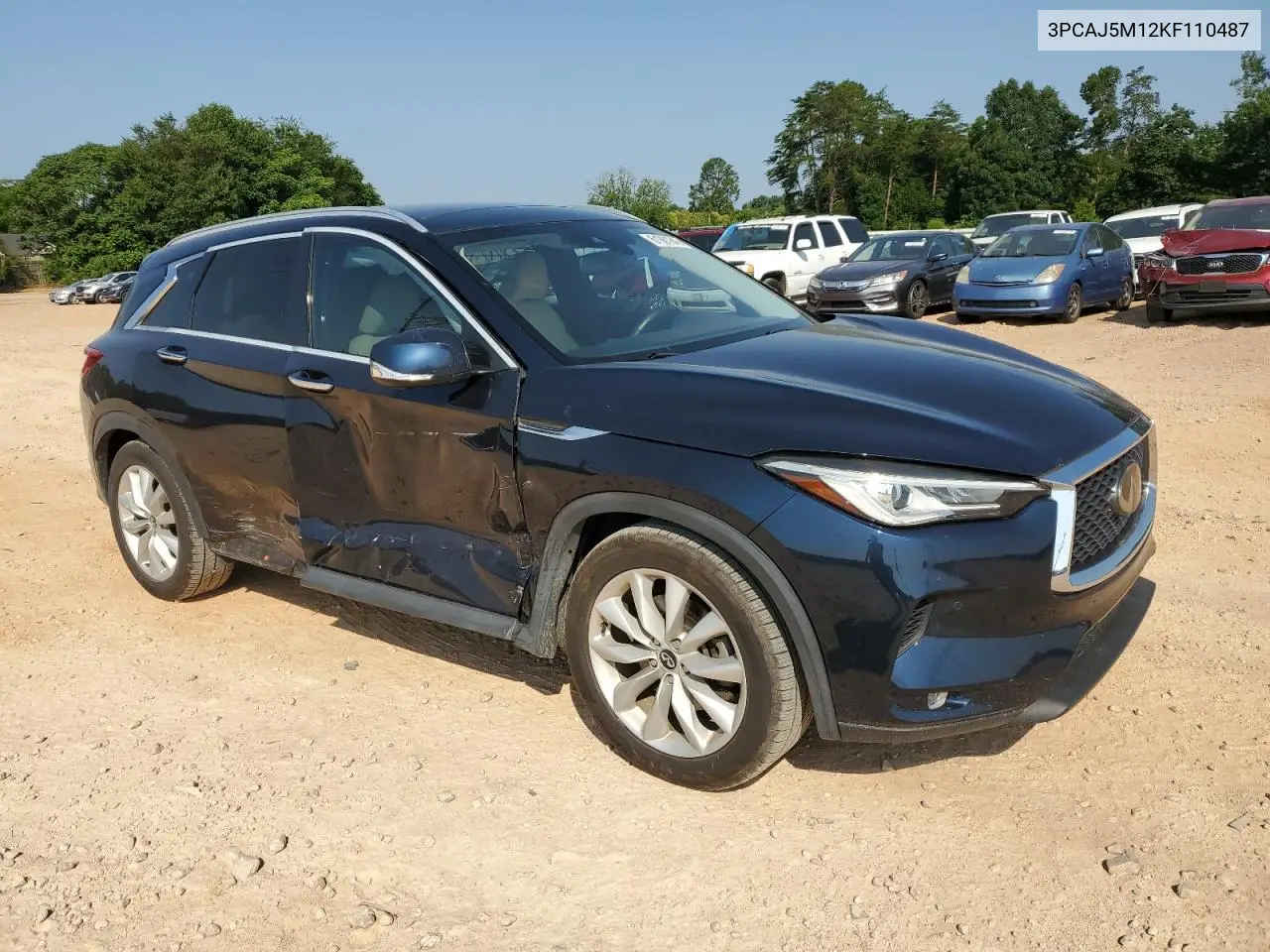 2019 Infiniti Qx50 Essential VIN: 3PCAJ5M12KF110487 Lot: 61981945