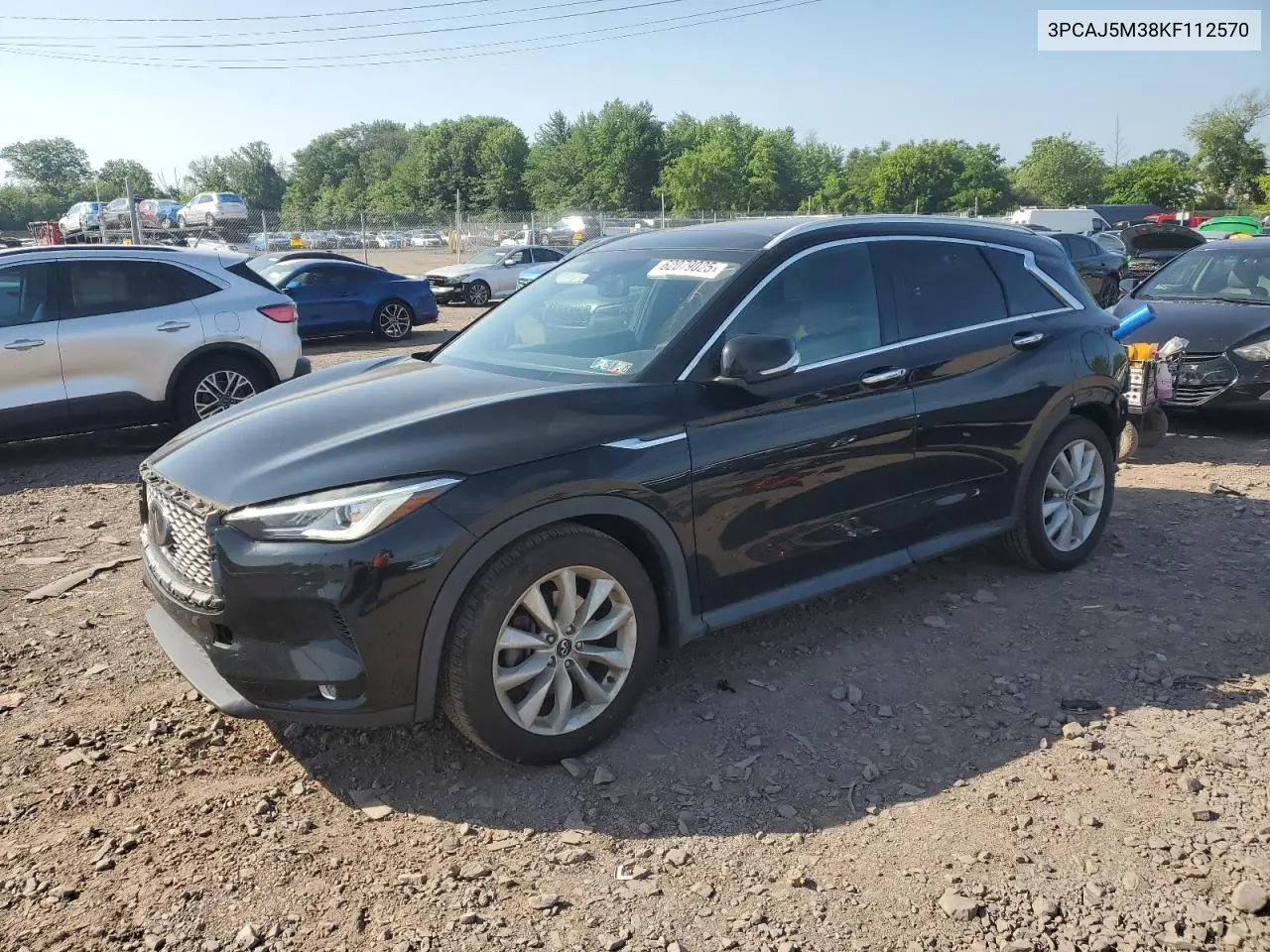 2019 Infiniti Qx50 Essential VIN: 3PCAJ5M38KF112570 Lot: 62079025