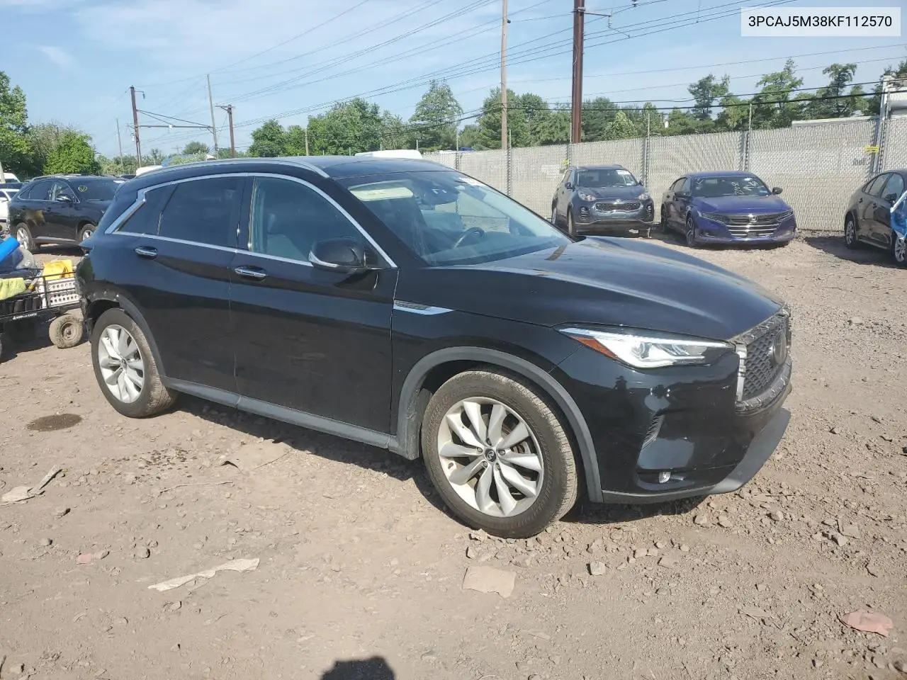 2019 Infiniti Qx50 Essential VIN: 3PCAJ5M38KF112570 Lot: 62079025