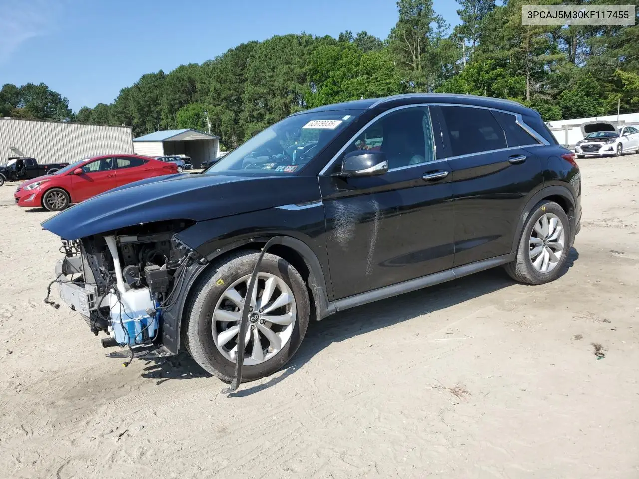 2019 Infiniti Qx50 Essential VIN: 3PCAJ5M30KF117455 Lot: 62079935