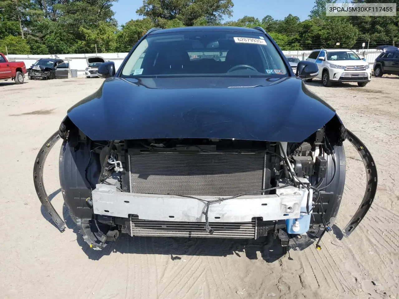 2019 Infiniti Qx50 Essential VIN: 3PCAJ5M30KF117455 Lot: 62079935