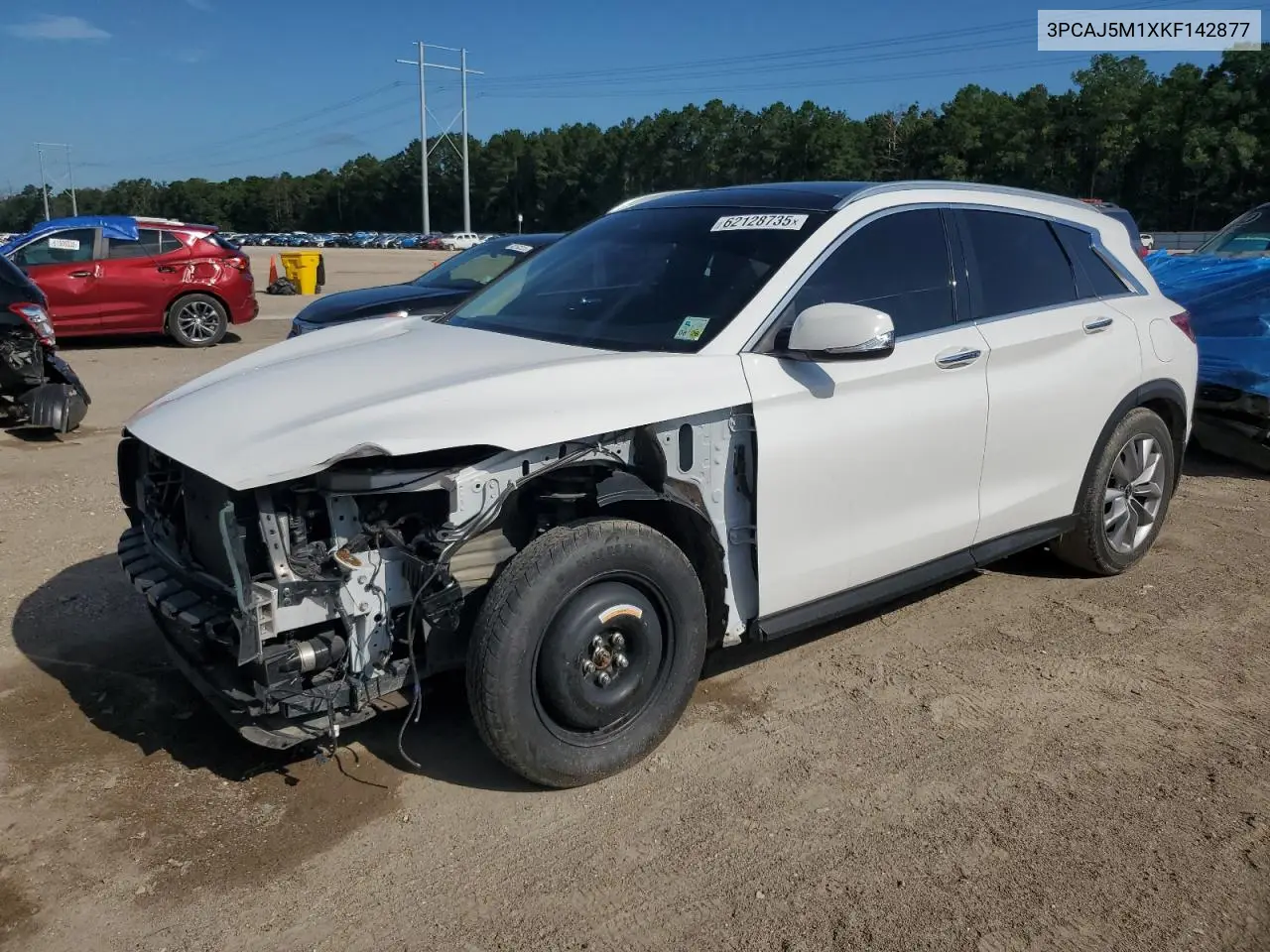 2019 Infiniti Qx50 Essential VIN: 3PCAJ5M1XKF142877 Lot: 62128735