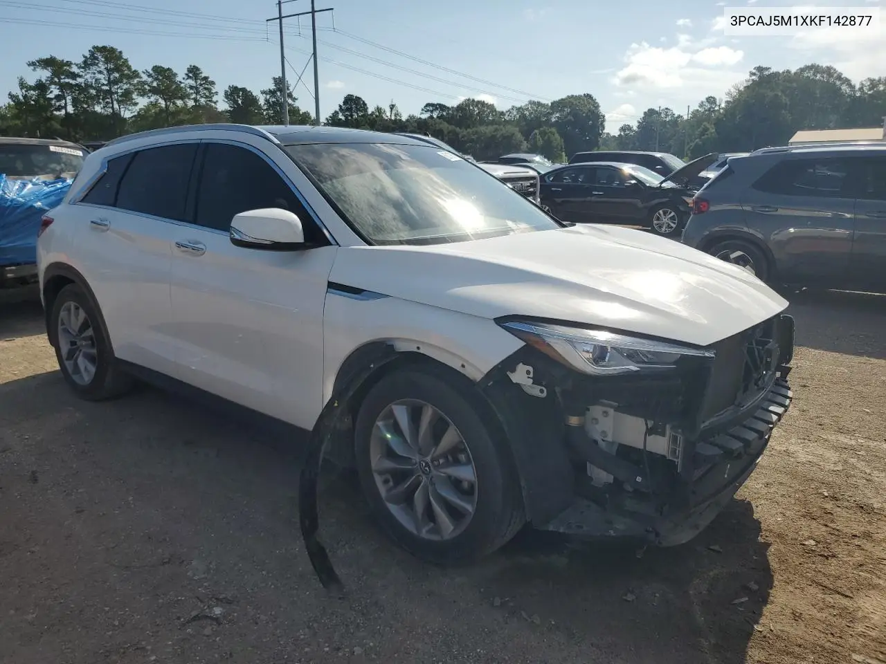 2019 Infiniti Qx50 Essential VIN: 3PCAJ5M1XKF142877 Lot: 62128735