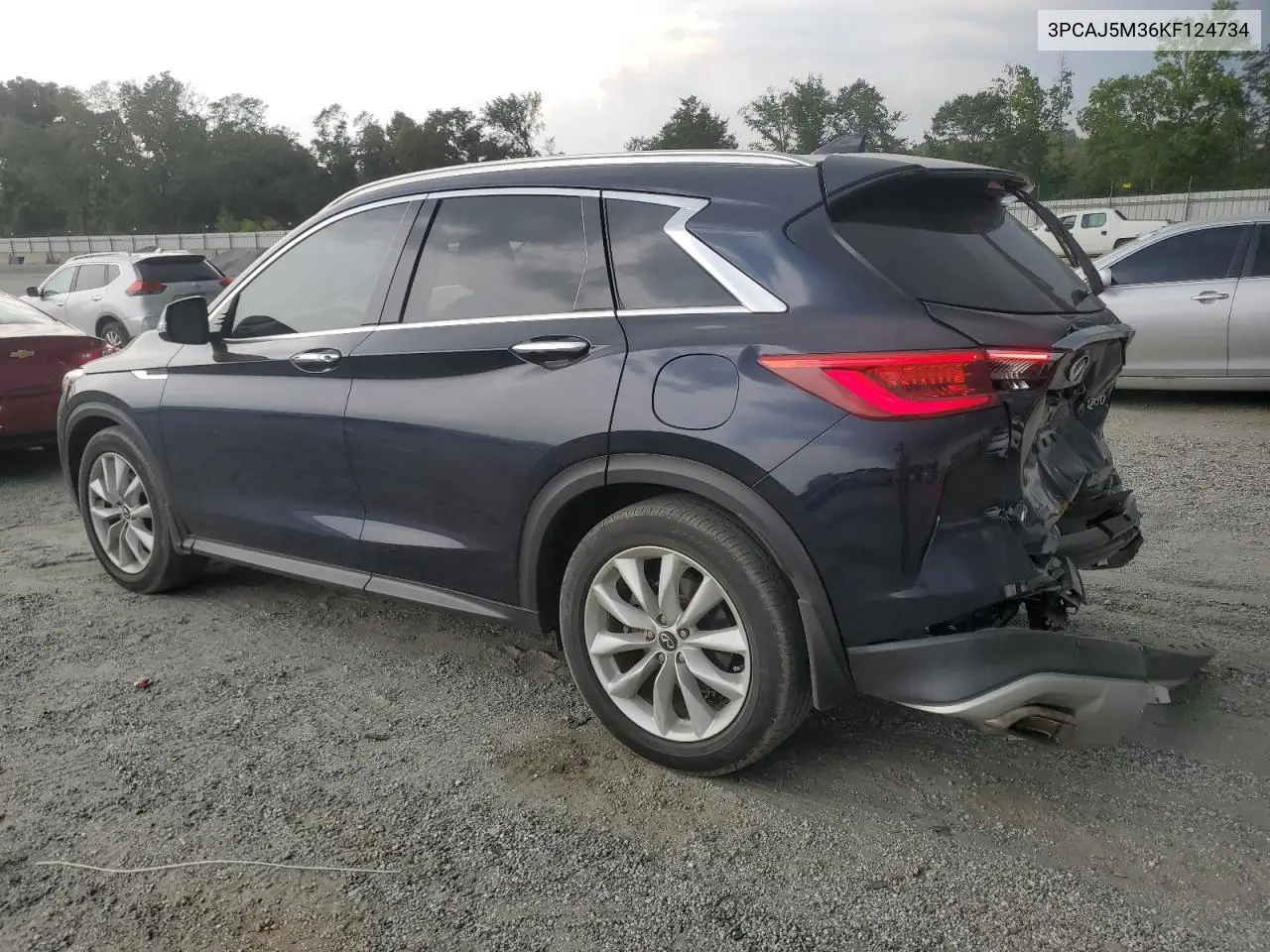 2019 Infiniti Qx50 Essential VIN: 3PCAJ5M36KF124734 Lot: 62378675