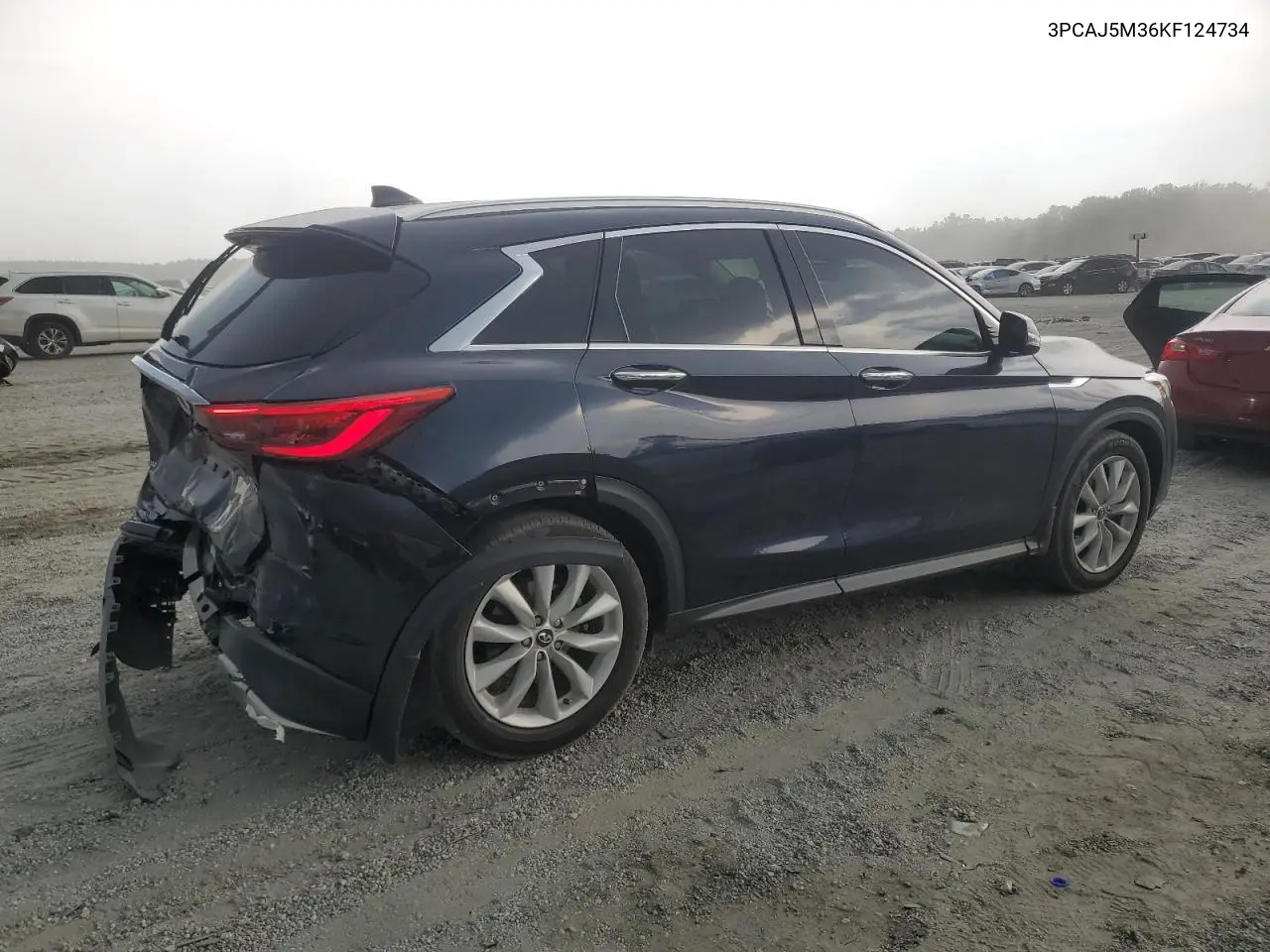 2019 Infiniti Qx50 Essential VIN: 3PCAJ5M36KF124734 Lot: 62378675