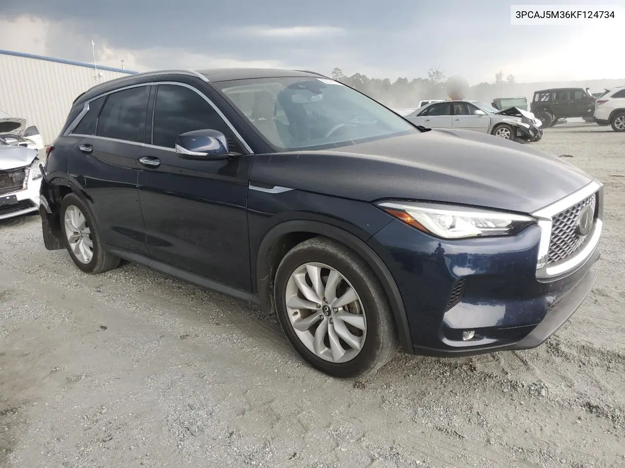 2019 Infiniti Qx50 Essential VIN: 3PCAJ5M36KF124734 Lot: 62378675