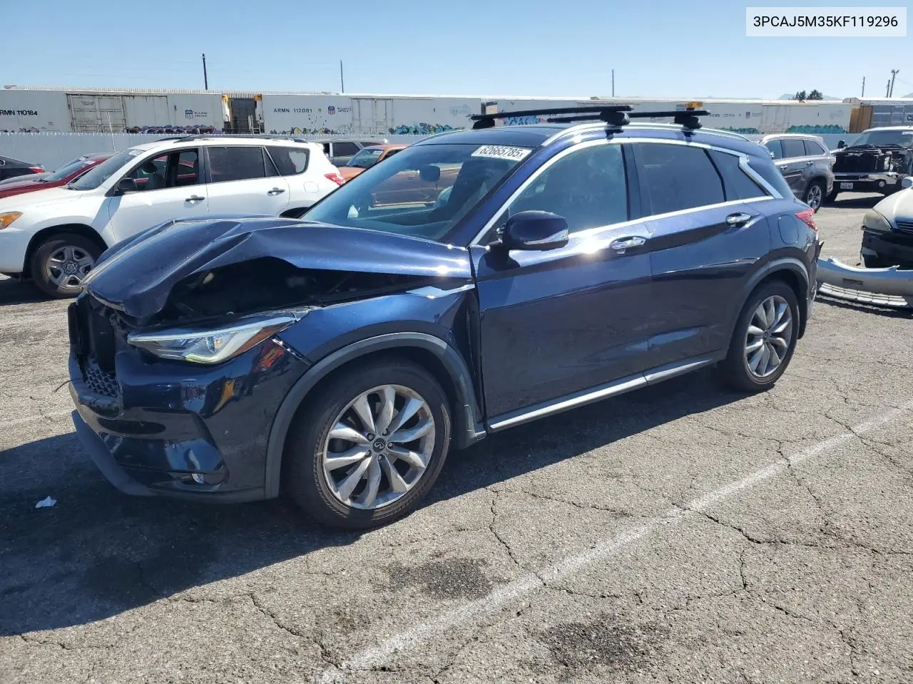 2019 Infiniti Qx50 Essential VIN: 3PCAJ5M35KF119296 Lot: 62665785