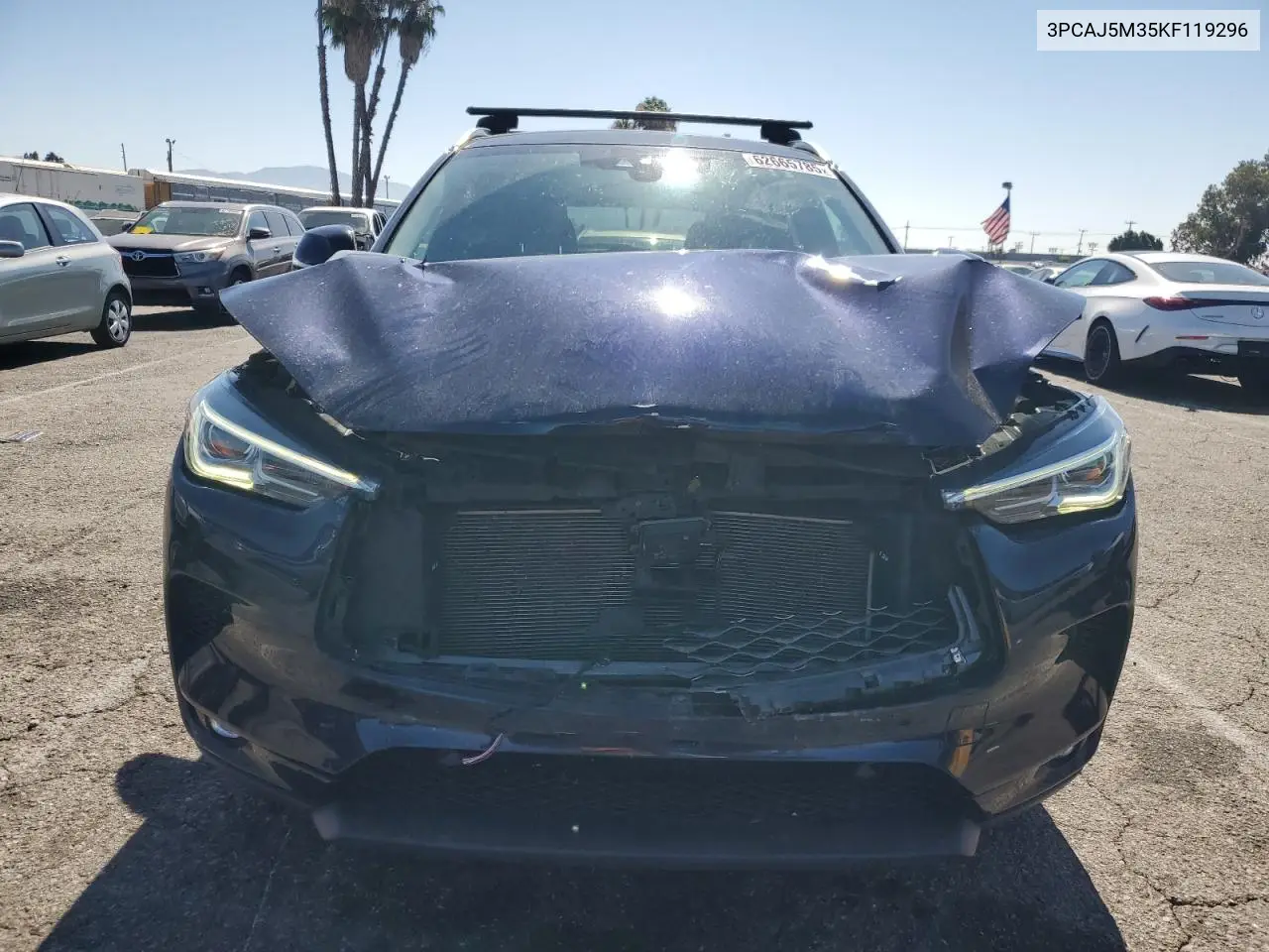 2019 Infiniti Qx50 Essential VIN: 3PCAJ5M35KF119296 Lot: 62665785