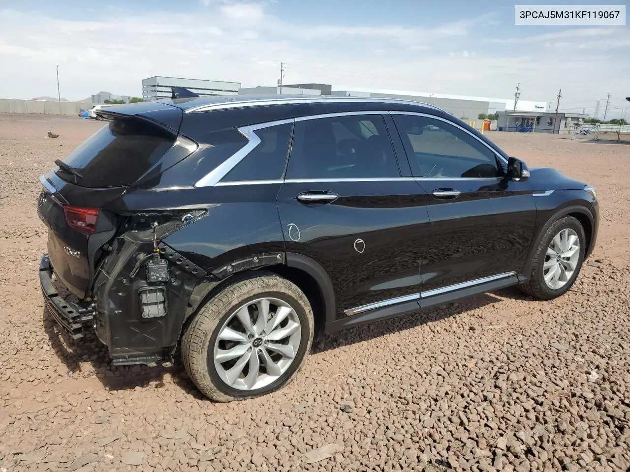 2019 Infiniti Qx50 Essential VIN: 3PCAJ5M31KF119067 Lot: 62840125