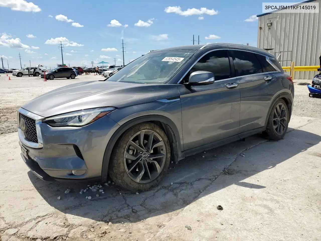 2019 Infiniti Qx50 Essential VIN: 3PCAJ5M11KF145019 Lot: 62854545