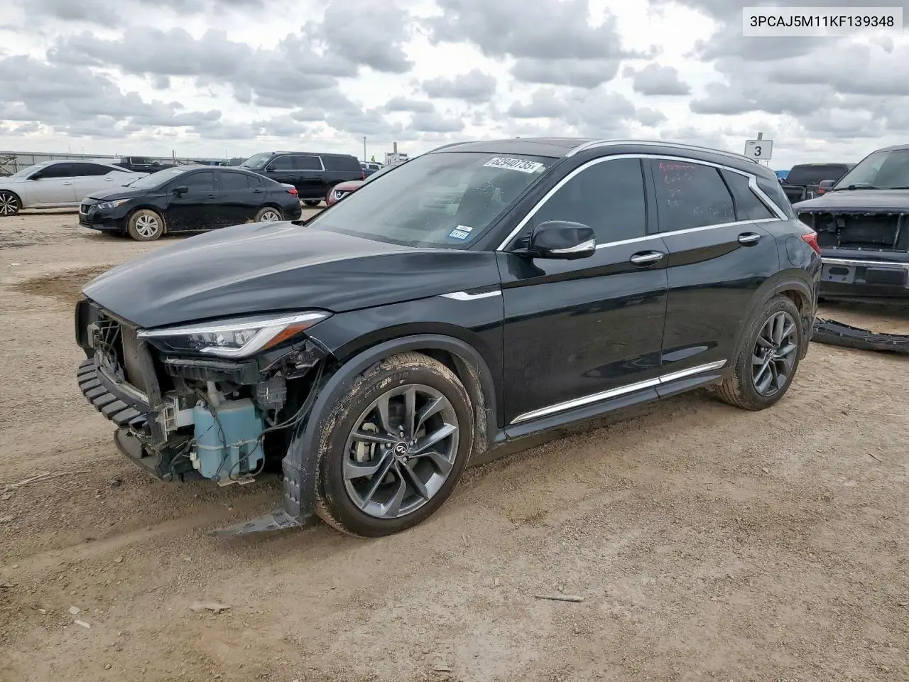 2019 Infiniti Qx50 Essential VIN: 3PCAJ5M11KF139348 Lot: 62940735