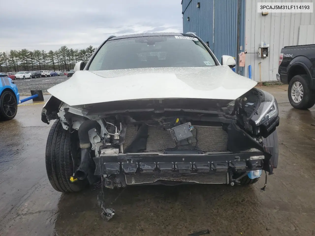 2020 Infiniti Qx50 Pure VIN: 3PCAJ5M31LF114193 Lot: 51657455