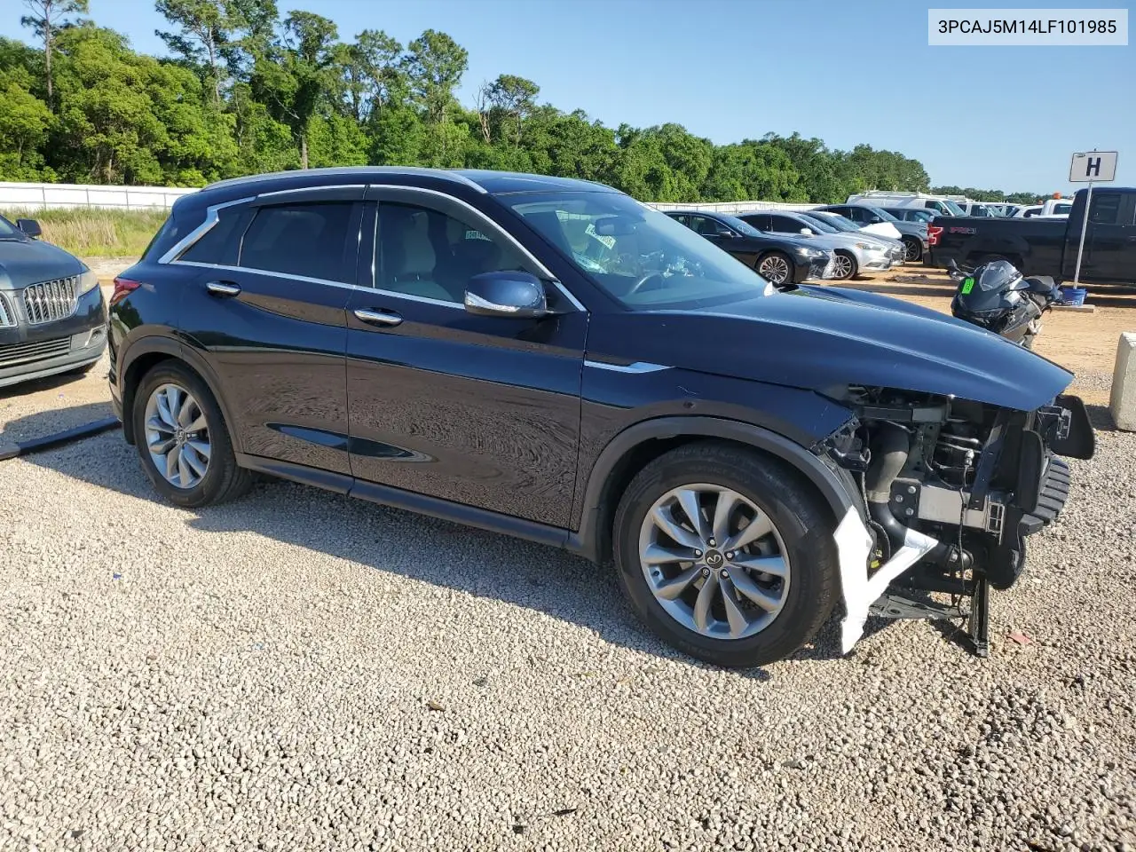 2020 Infiniti Qx50 Pure VIN: 3PCAJ5M14LF101985 Lot: 55510315