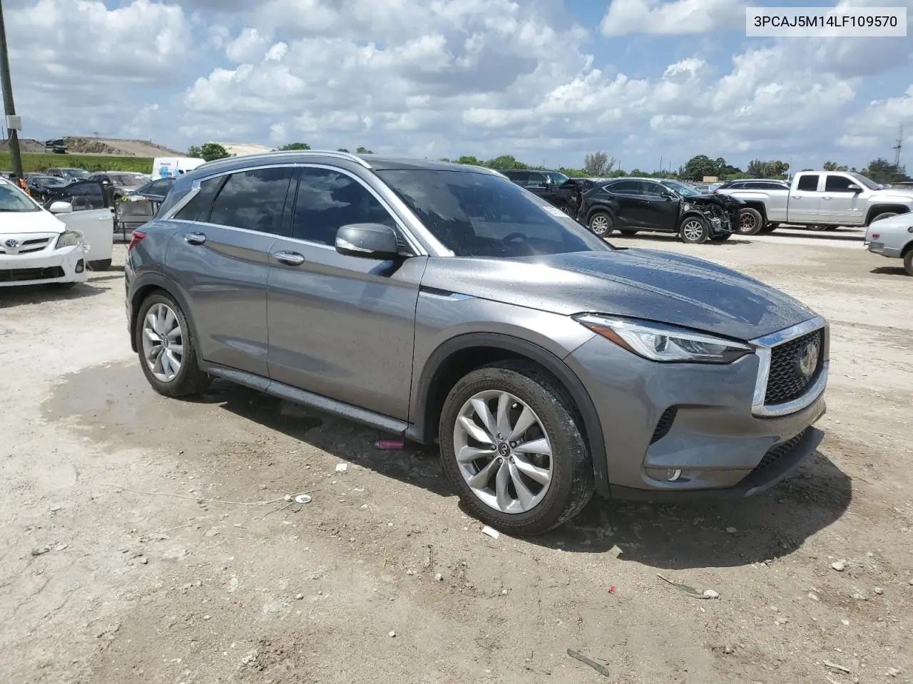 2020 Infiniti Qx50 Pure VIN: 3PCAJ5M14LF109570 Lot: 55751595
