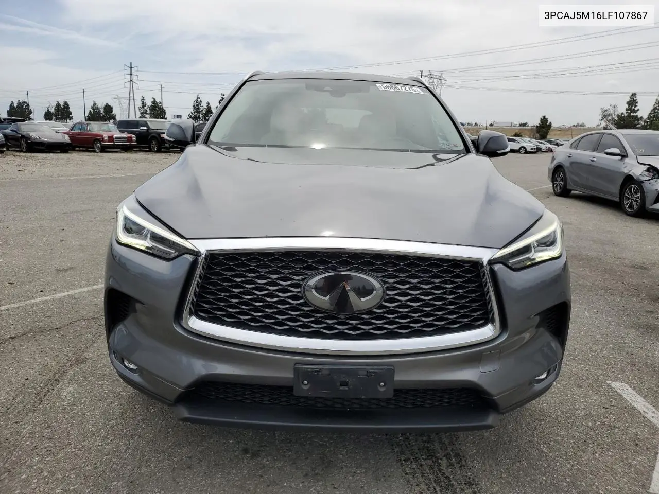 2020 Infiniti Qx50 Pure VIN: 3PCAJ5M16LF107867 Lot: 56687275
