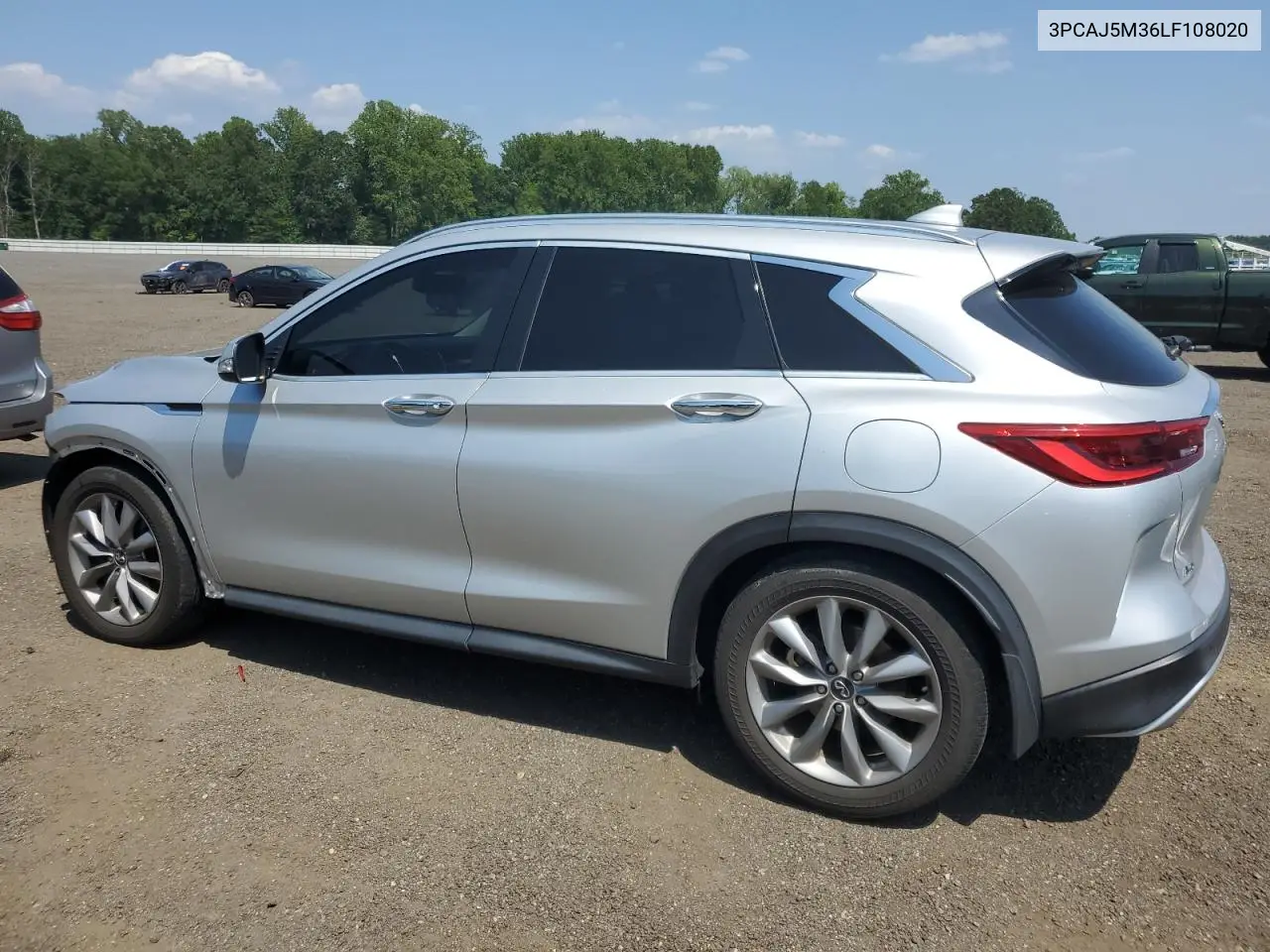 2020 Infiniti Qx50 Pure VIN: 3PCAJ5M36LF108020 Lot: 62161495