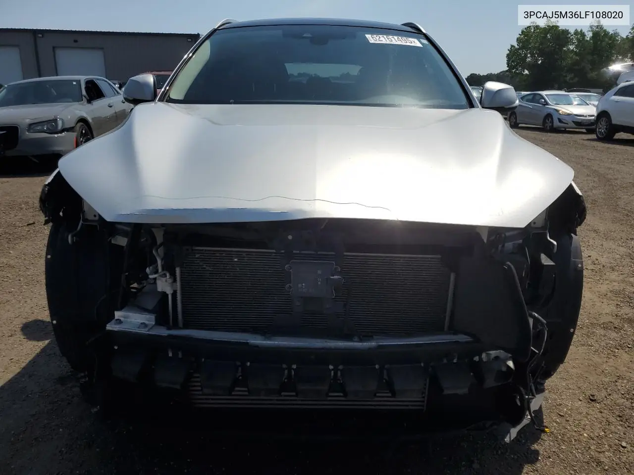 2020 Infiniti Qx50 Pure VIN: 3PCAJ5M36LF108020 Lot: 62161495
