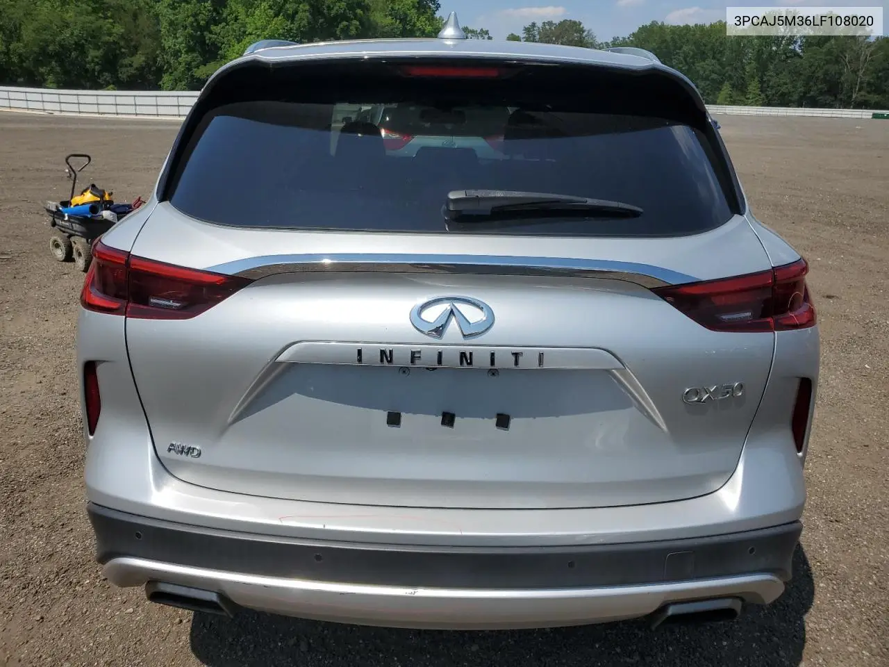 2020 Infiniti Qx50 Pure VIN: 3PCAJ5M36LF108020 Lot: 62161495