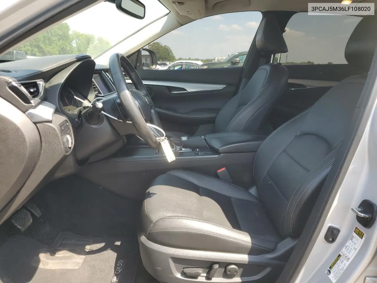 2020 Infiniti Qx50 Pure VIN: 3PCAJ5M36LF108020 Lot: 62161495