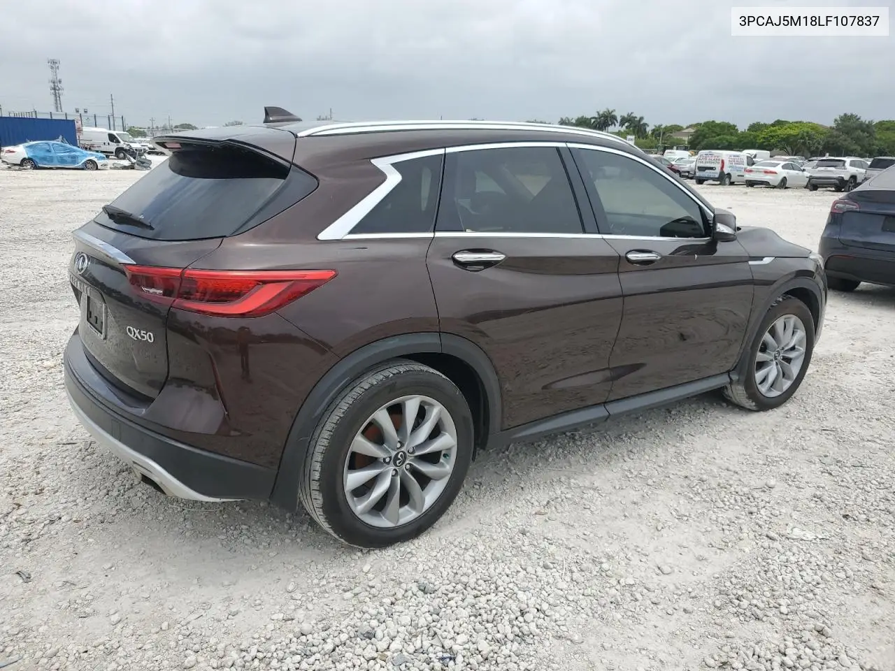 2020 Infiniti Qx50 Pure VIN: 3PCAJ5M18LF107837 Lot: 62527265