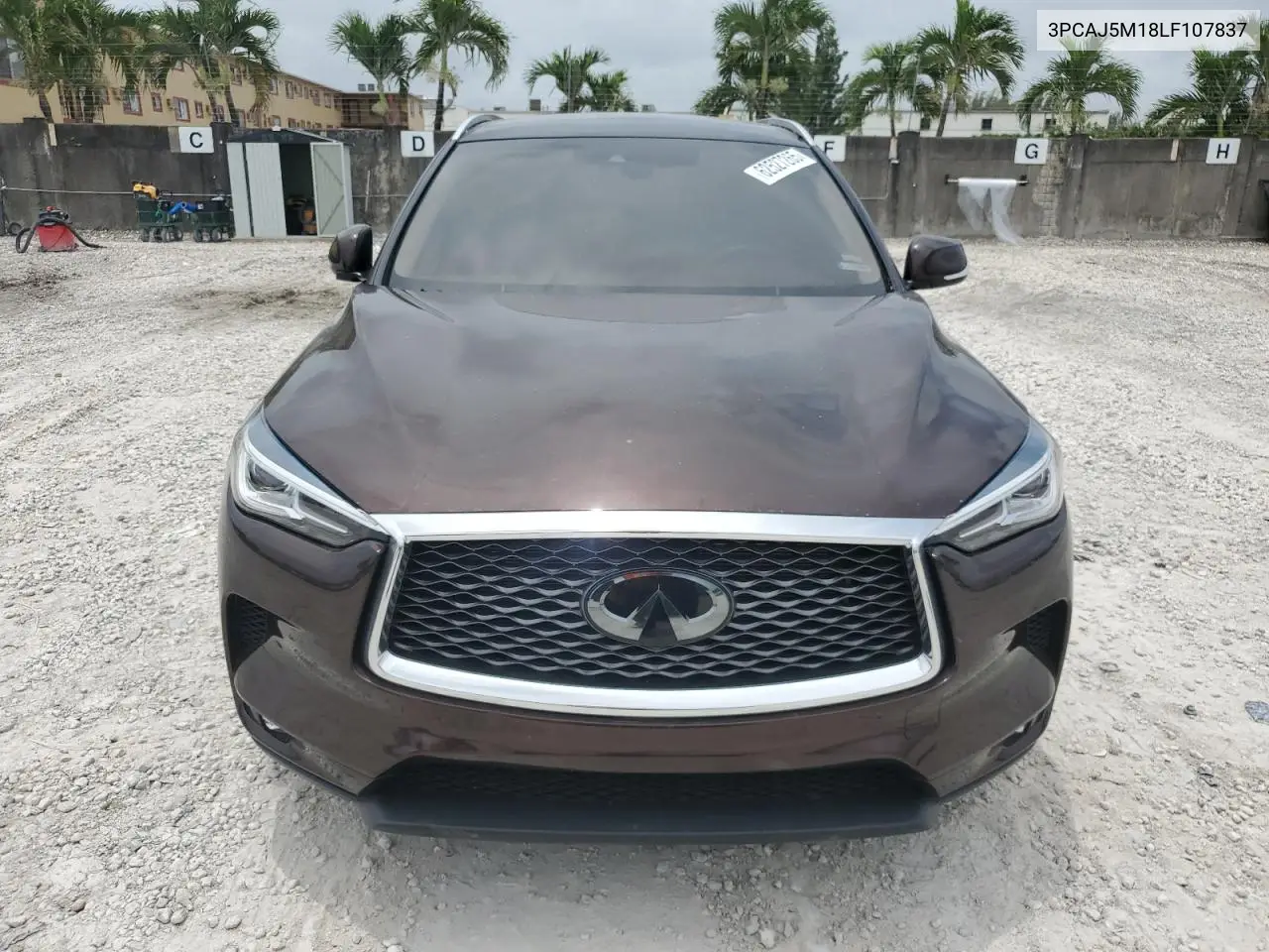 2020 Infiniti Qx50 Pure VIN: 3PCAJ5M18LF107837 Lot: 62527265