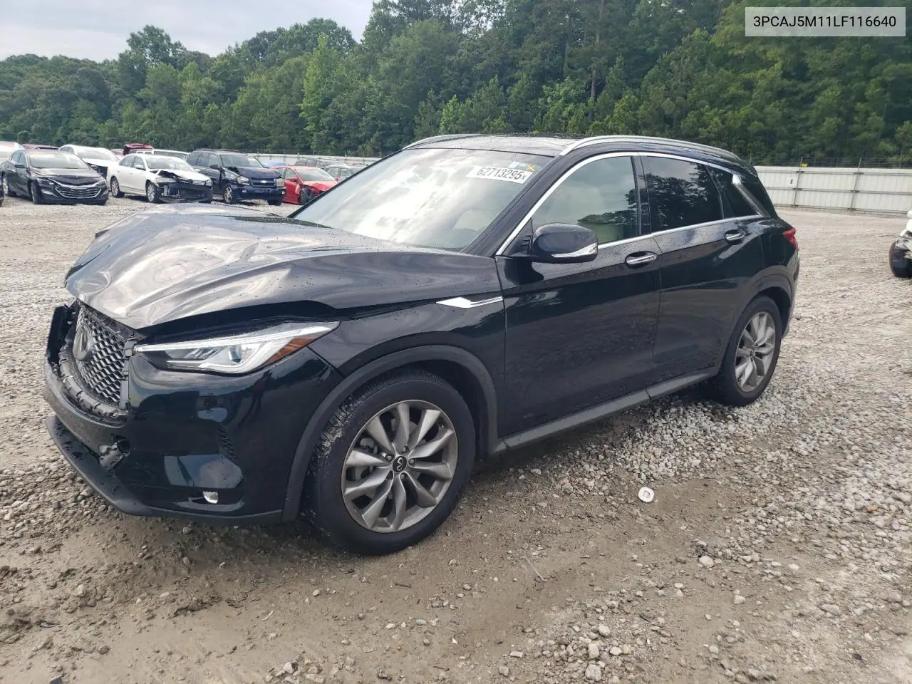 2020 Infiniti Qx50 Pure VIN: 3PCAJ5M11LF116640 Lot: 62713295