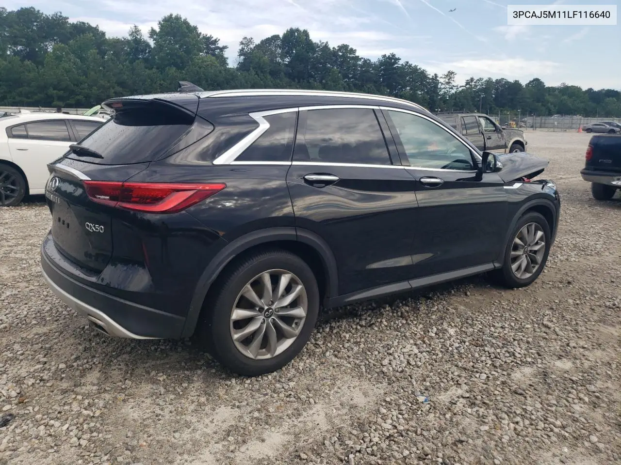 2020 Infiniti Qx50 Pure VIN: 3PCAJ5M11LF116640 Lot: 62713295