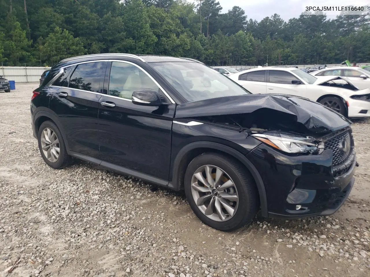 2020 Infiniti Qx50 Pure VIN: 3PCAJ5M11LF116640 Lot: 62713295