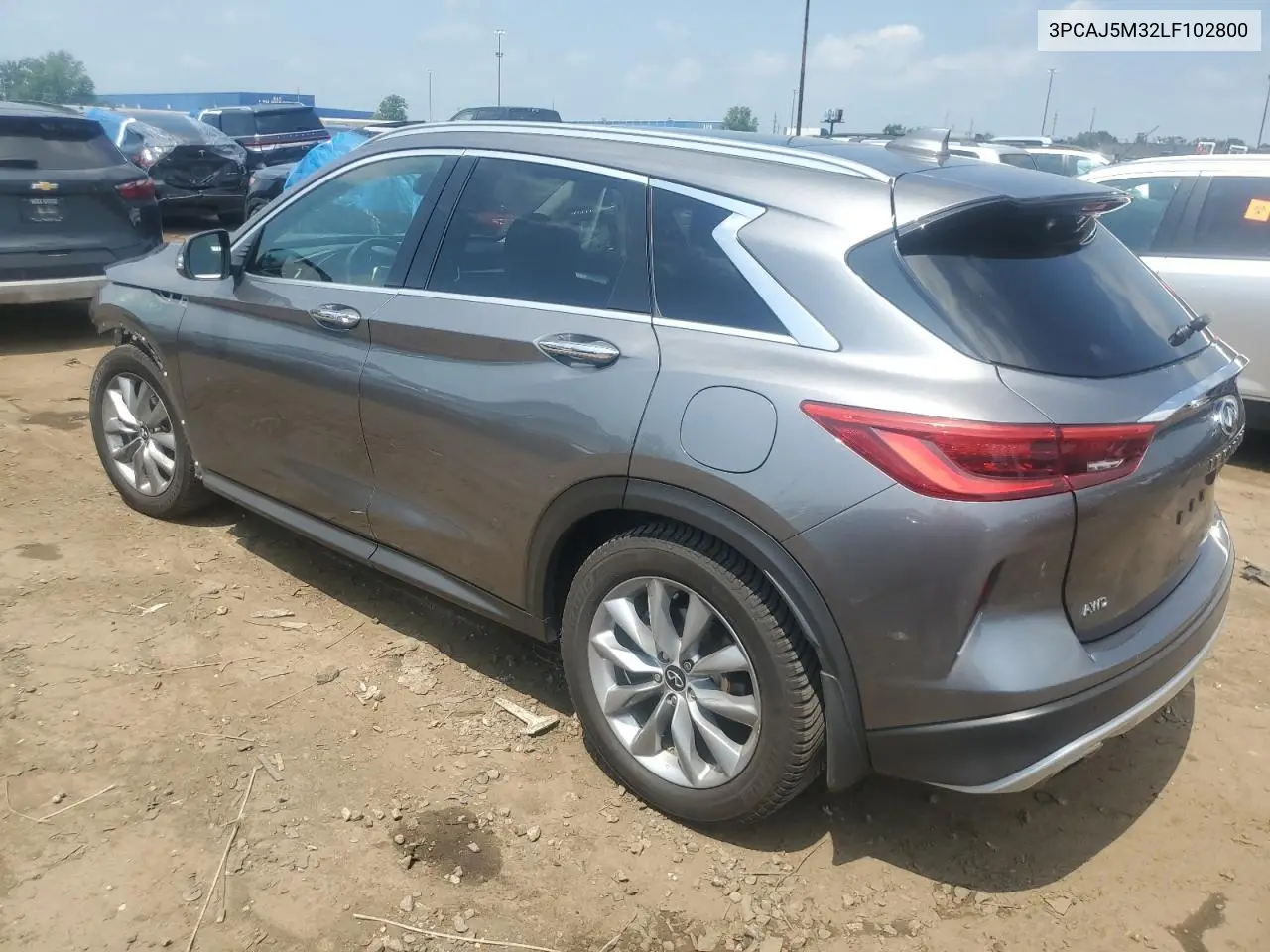 2020 Infiniti Qx50 Pure VIN: 3PCAJ5M32LF102800 Lot: 62824395