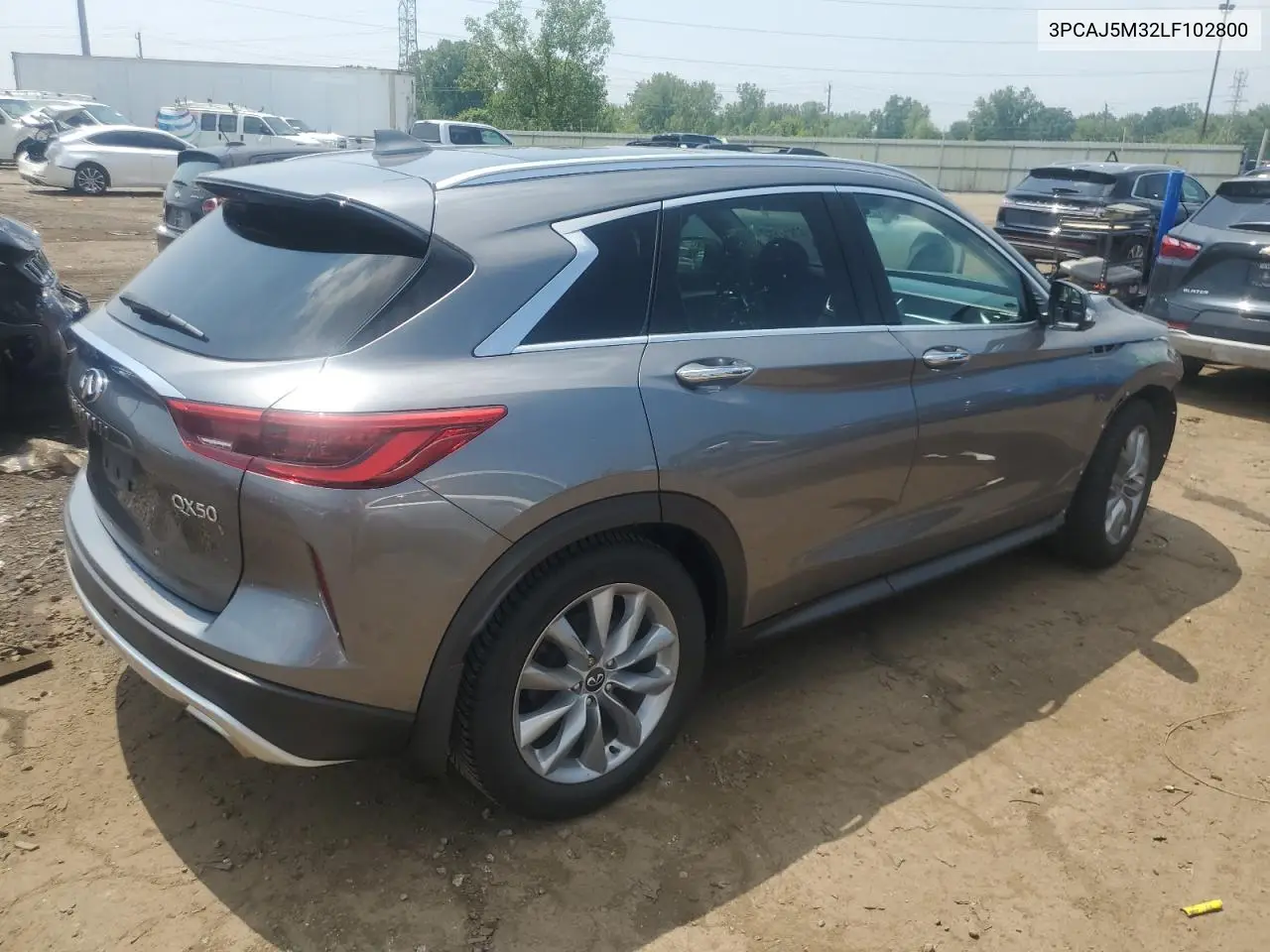 2020 Infiniti Qx50 Pure VIN: 3PCAJ5M32LF102800 Lot: 62824395