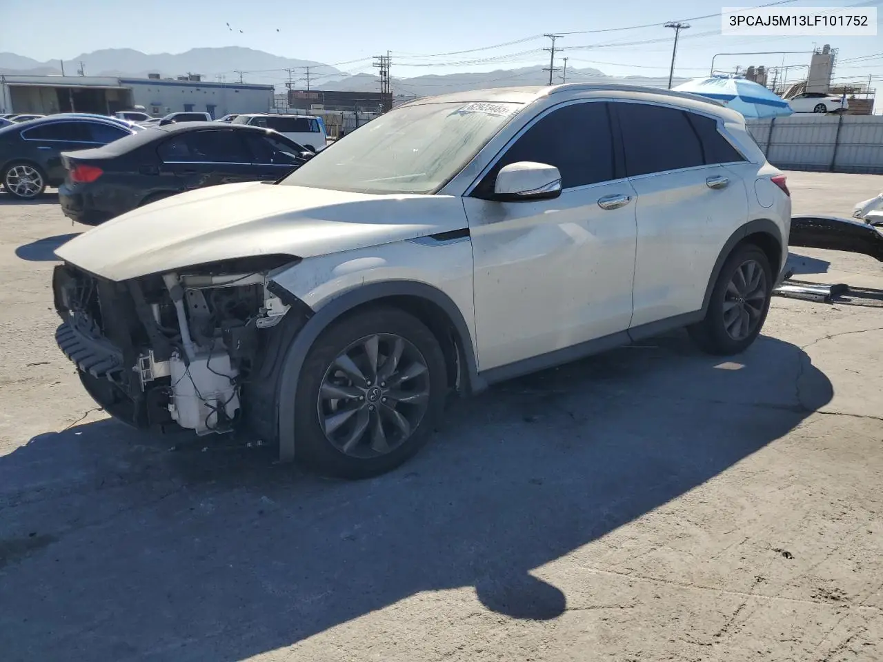 2020 Infiniti Qx50 Pure VIN: 3PCAJ5M13LF101752 Lot: 62923485