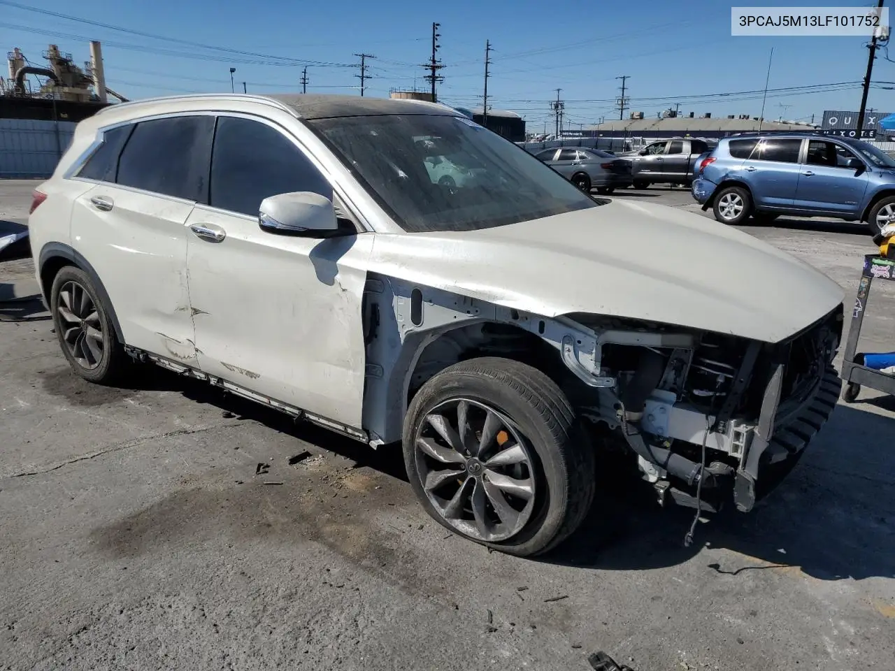 2020 Infiniti Qx50 Pure VIN: 3PCAJ5M13LF101752 Lot: 62923485