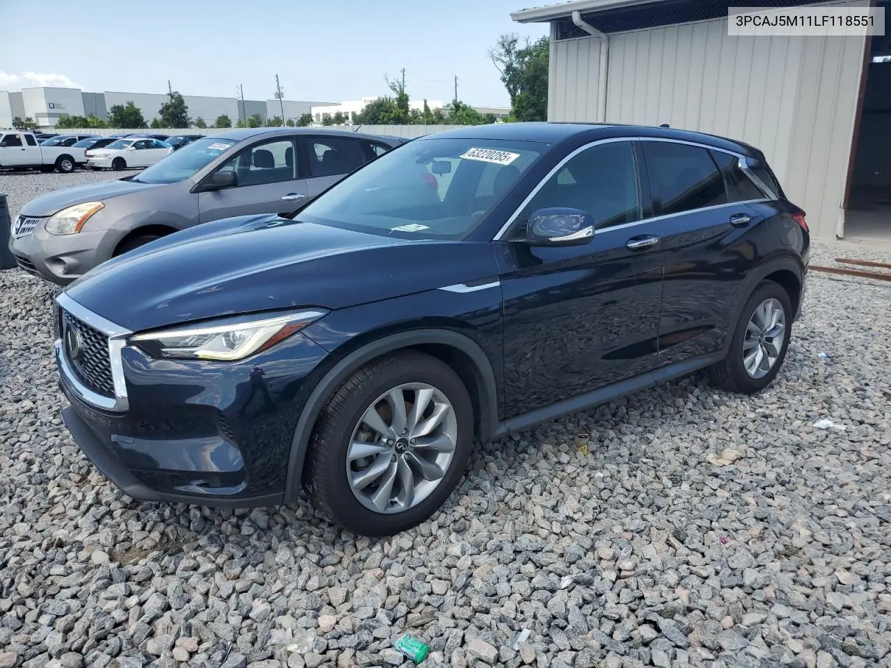 2020 Infiniti Qx50 Pure VIN: 3PCAJ5M11LF118551 Lot: 63220285