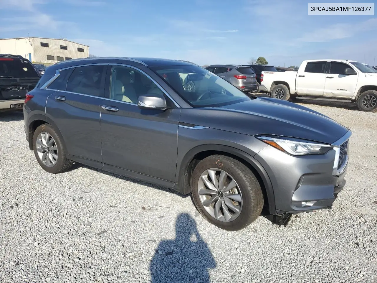 2021 Infiniti Qx50 Luxe VIN: 3PCAJ5BA1MF126377 Lot: 47115455